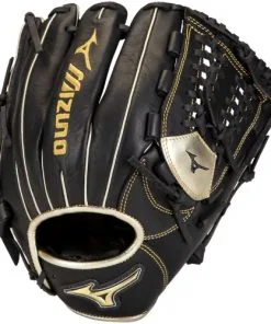 11.75 Inch Mizuno MVP Prime SE GMVP1175PSE8-Black/Gold Adult Infield Baseball Glove