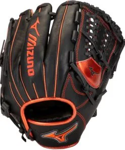 11.75 Inch Mizuno MVP Prime SE GMVP1175PSE8-Black/Red Adult Infield Baseball Glove