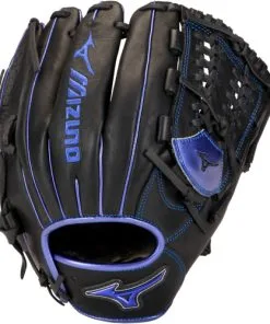 11.75 Inch Mizuno MVP Prime SE GMVP1175PSE8-Black/Royal Adult Infield Baseball Glove