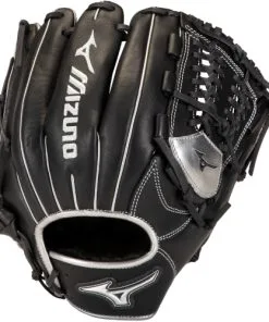 11.75 Inch Mizuno MVP Prime SE GMVP1175PSE8-Black/Silver Adult Infield Baseball Glove