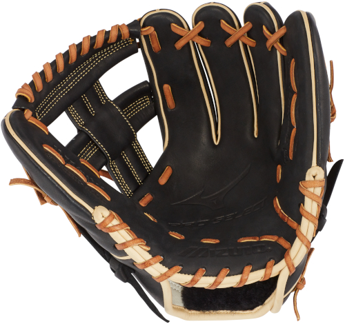 11.75 Inch Mizuno Pro Select GPS1BK-600R Adult Infield Baseball Glove 312675 - Image 2