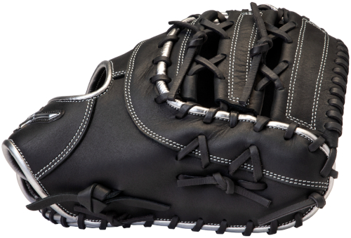 12.5 Inch Mizuno MVP Prime SE GXF50PSE8-Black/Silver Adult Baseball Firstbase Mitt - Image 3