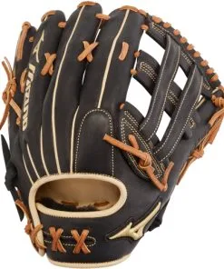 12.75 Inch Mizuno Pro Select GPS1BK-700DH Adult Outfield Baseball Glove 312677