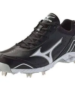 Mizuno 9-Spike Advanced Classic 7 Low Men's Metal Cleats - Black White