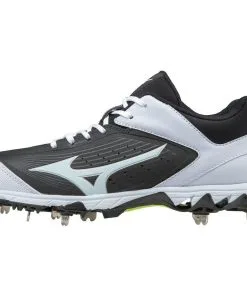 Mizuno 9-Spike Swift 5 Cleats - Black White