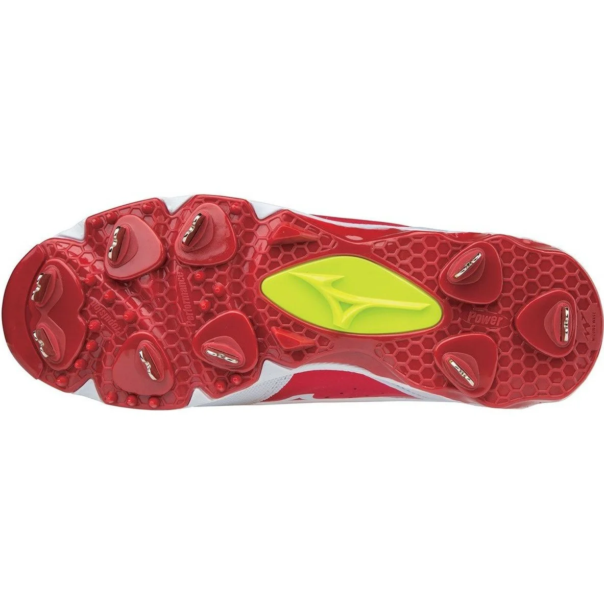 Mizuno 9-Spike Swift 5 Cleats - Red White - Image 3