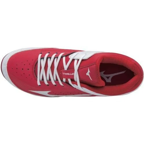 Mizuno 9-Spike Swift 5 Cleats - Red White - Image 4