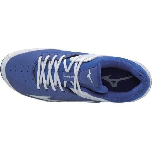 Mizuno 9-Spike Swift 5 Cleats - Royal White - Image 4