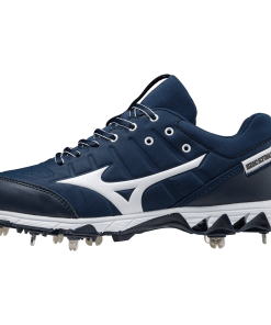Mizuno 9-Spike Swift 7 Low Women's Metal Softball Cleat - Navy White