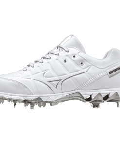 Mizuno 9-Spike Swift 7 Low Women's Metal Softball Cleat - White