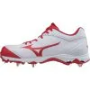 Mizuno 9-spike Advanced Sweep 3 Cleats - White Red