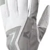 Mizuno Adult MVP Batting Gloves - White Gray