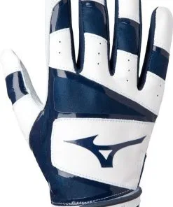 Mizuno B-303 Adult Baseball Batting Glove - Navy