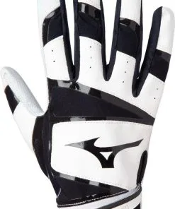 Mizuno B-303 Youth Baseball Batting Glove - Black