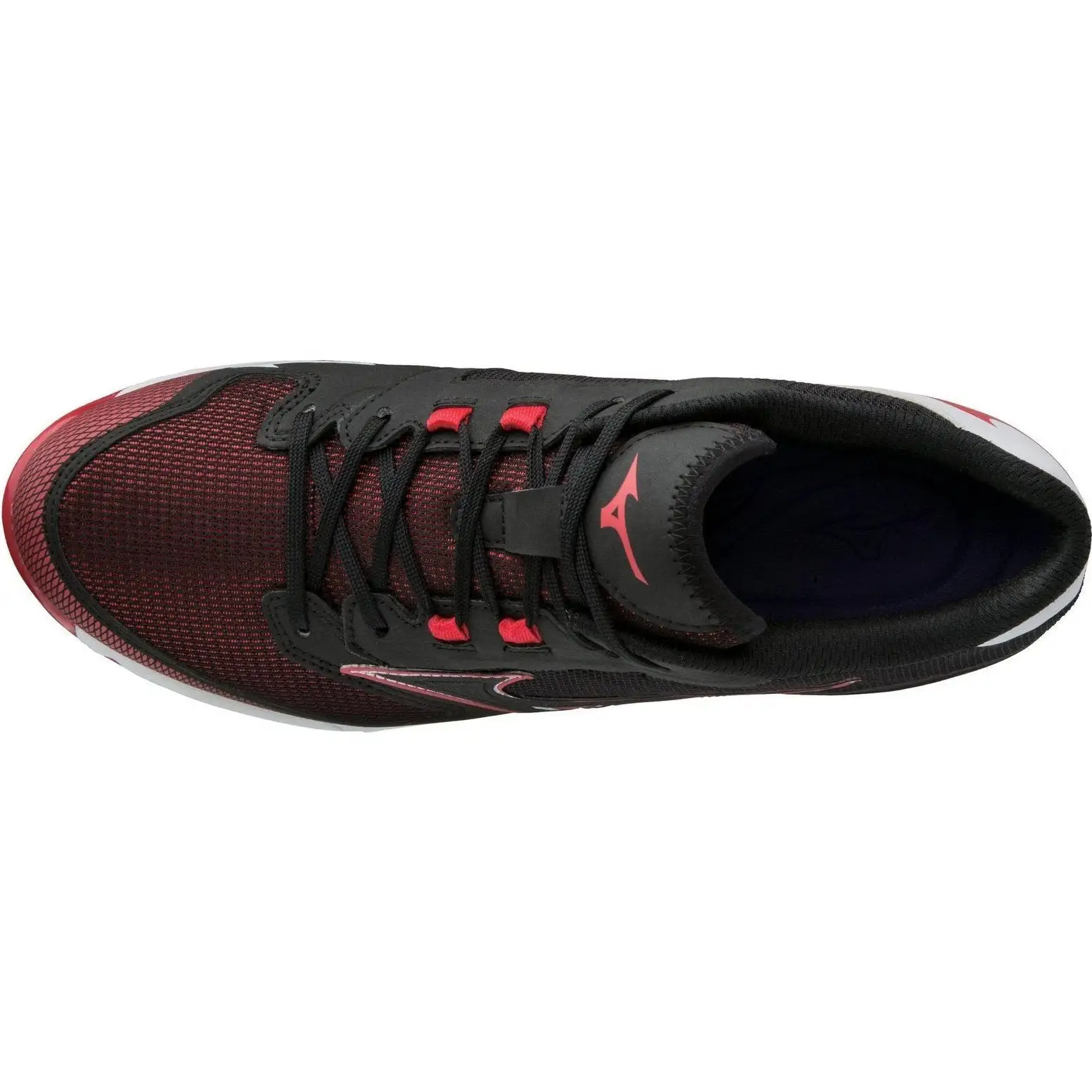 Mizuno Dominant 2 Low Metal Cleats - Black Red - Image 4