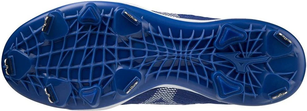 Mizuno Dominant 4 Low Metal Cleats - Royal White - Image 3