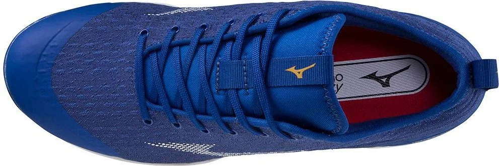 Mizuno Dominant 4 Low Metal Cleats - Royal White - Image 4