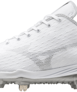 Mizuno Dominant 4 Low Metal Cleats - White