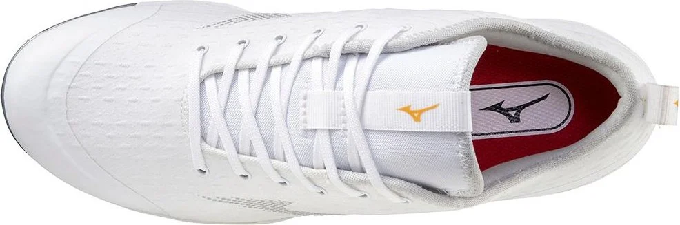 Mizuno Dominant 4 Low Metal Cleats - White - Image 4