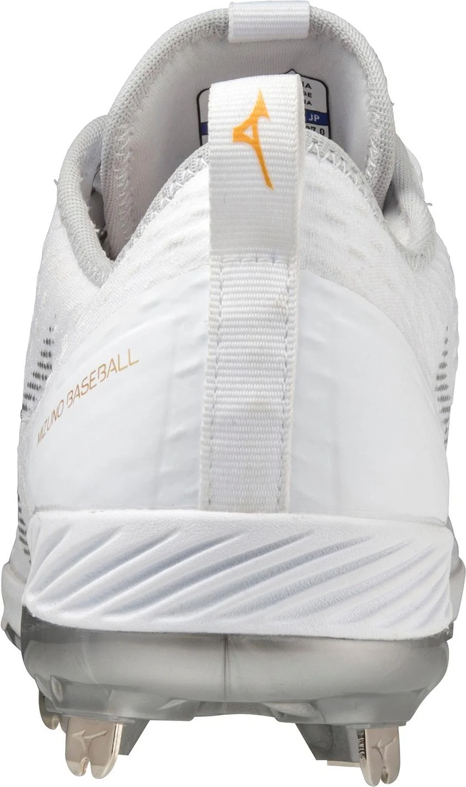 Mizuno Dominant 4 Low Metal Cleats - White - Image 5