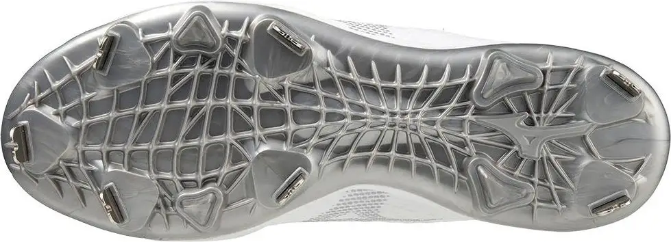 Mizuno Dominant 4 Low Metal Cleats - White - Image 3