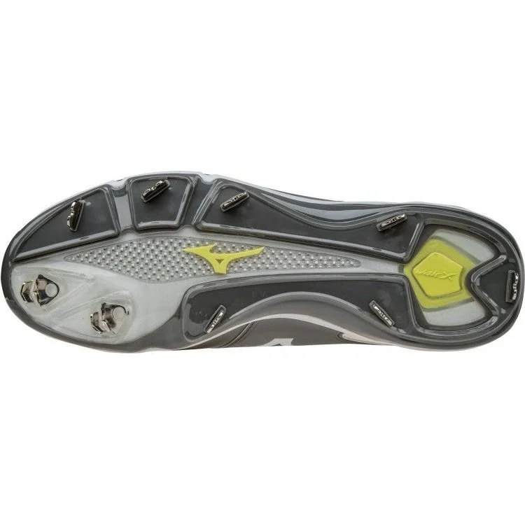 Mizuno Dominant IC Low Metal Cleats - Gray White - Image 3