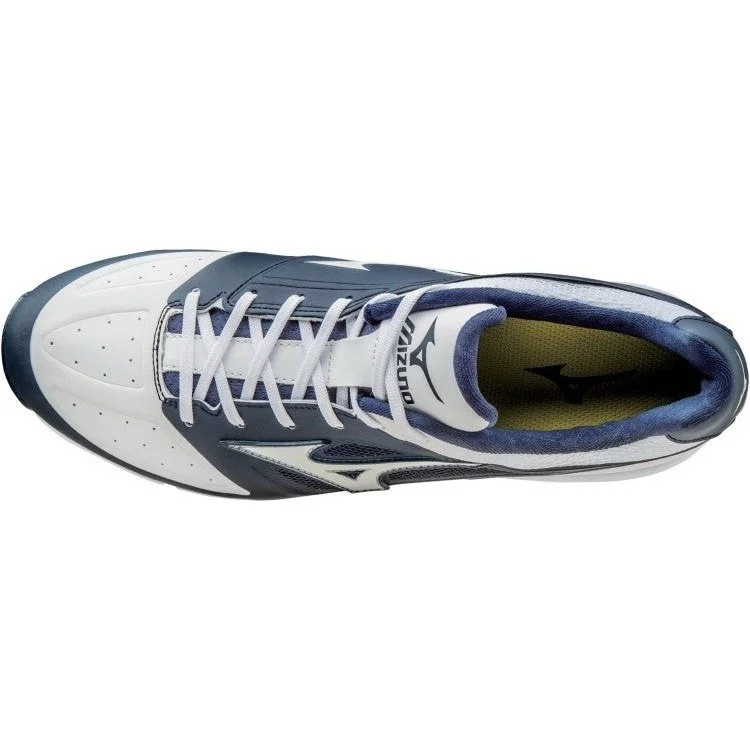 Mizuno Dominant IC Low Metal Cleats - Navy White - Image 4