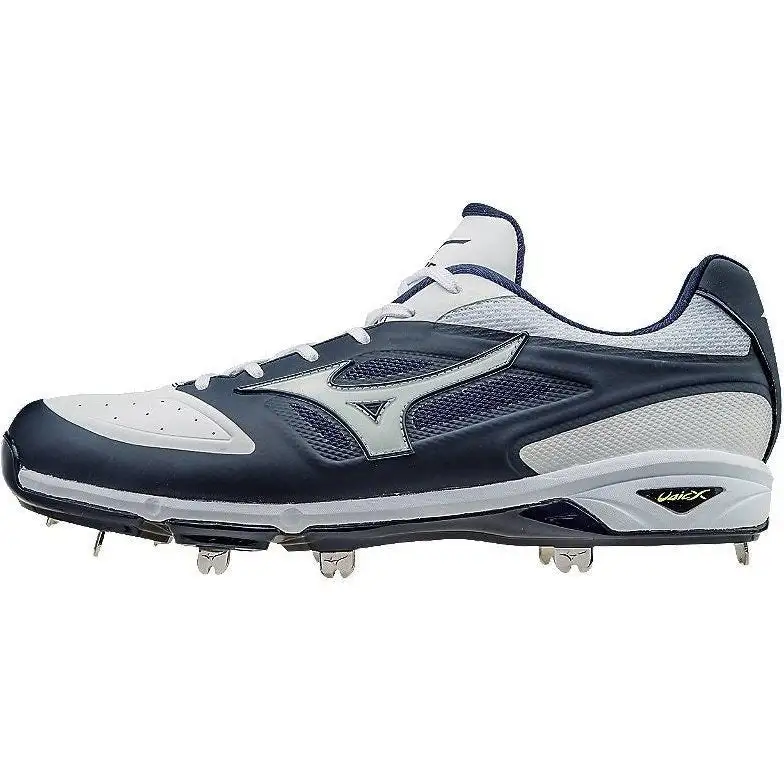 Mizuno Dominant IC Low Metal Cleats - Navy White