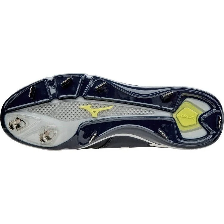 Mizuno Dominant IC Mid Metal Cleats - Navy White - Image 3