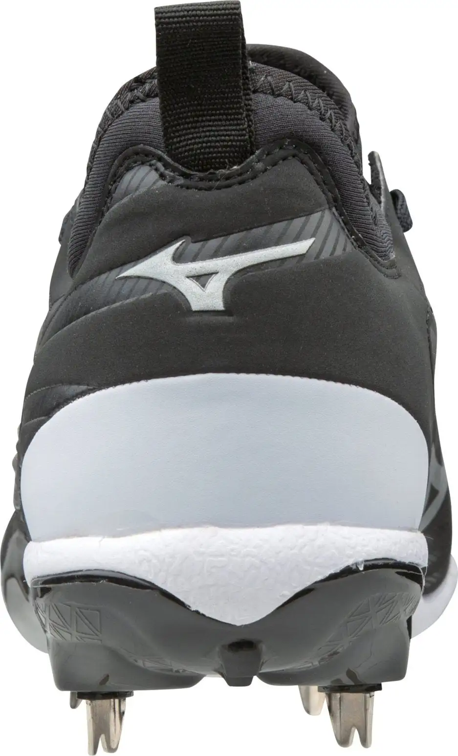 Mizuno Men's EPIQ Metal Baseball Cleats - Black White - Image 5