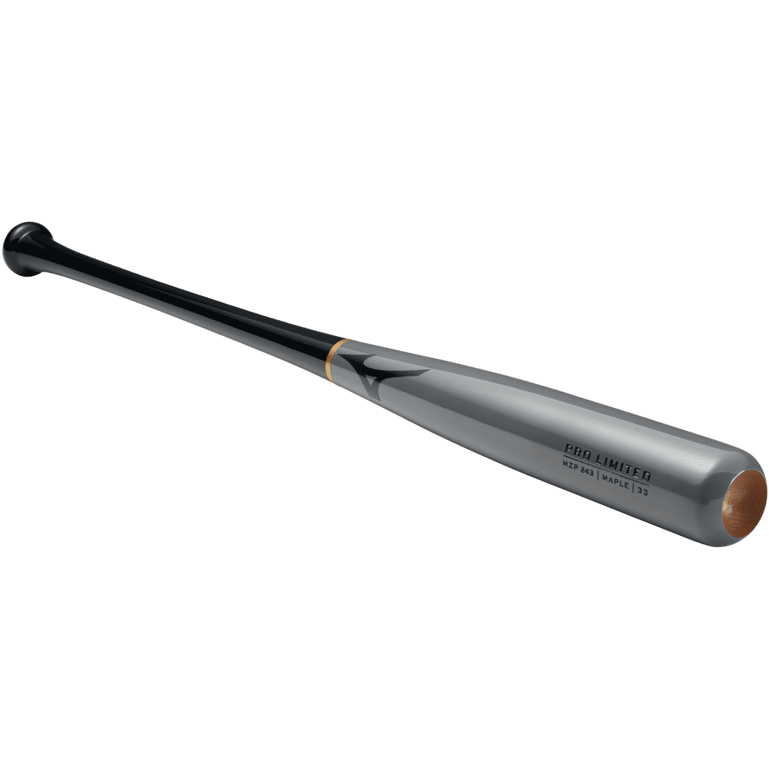 Mizuno Mzp 243 Pro Limited Maple Wood Baseball Bat - Gray Black - Image 2