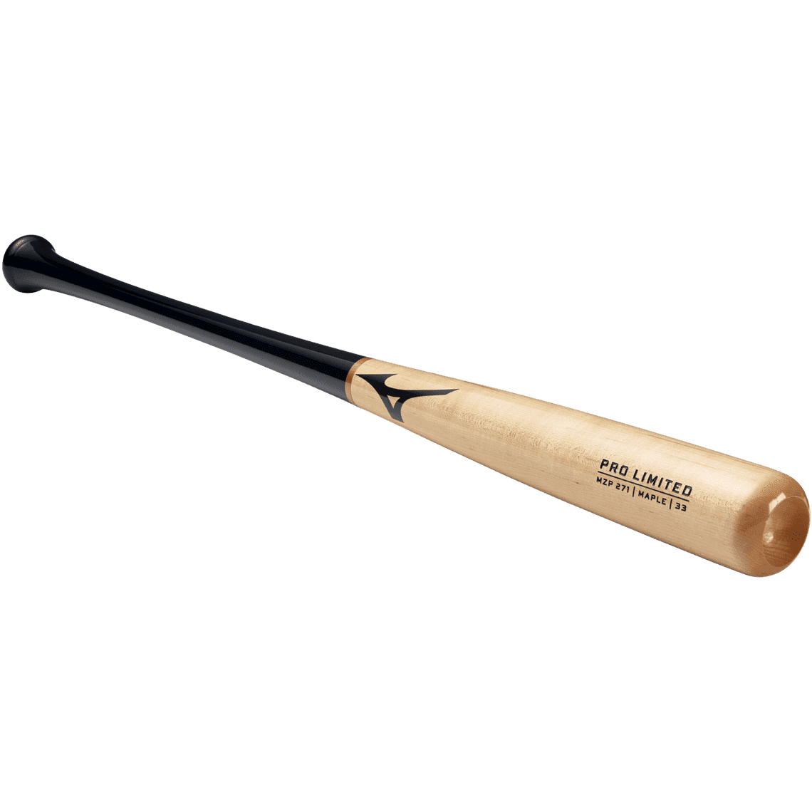 Mizuno Mzp 271 Pro Limited Maple Wood Baseball Bat - Natural Black - Image 2