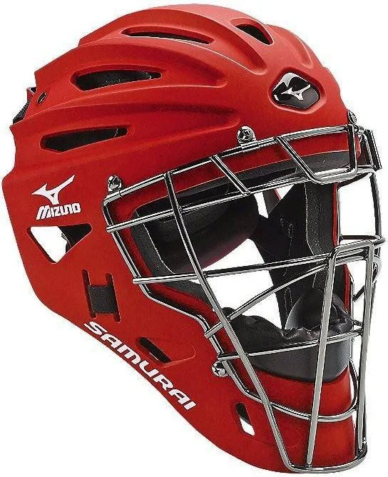 Mizuno Samurai Catcher's Helmet G4 Red - 380191