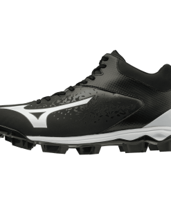 Mizuno Select Nine TPU Mid Molded Cleat - Black White