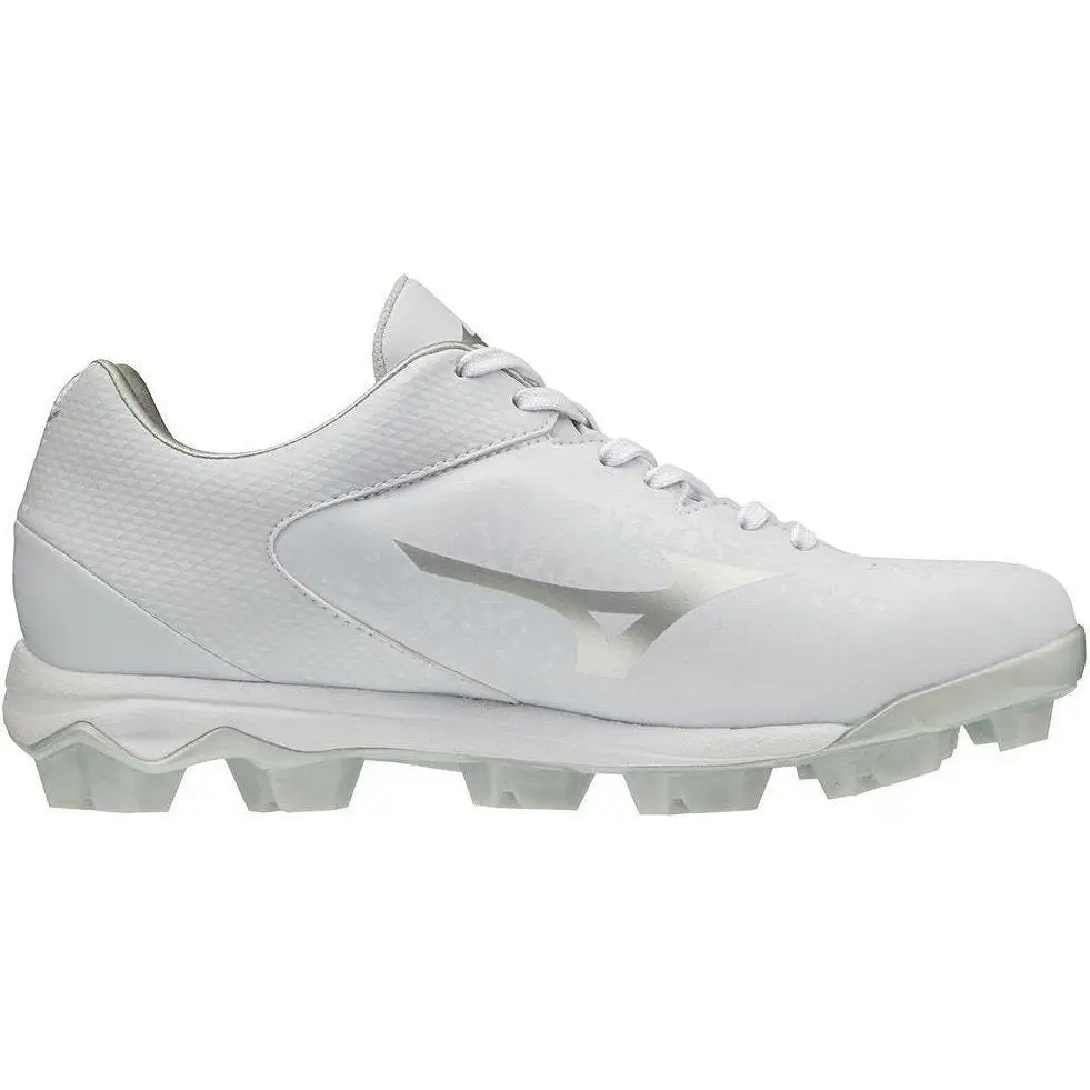 Mizuno Select Nine Women's Molded Cleats - White - Image 2