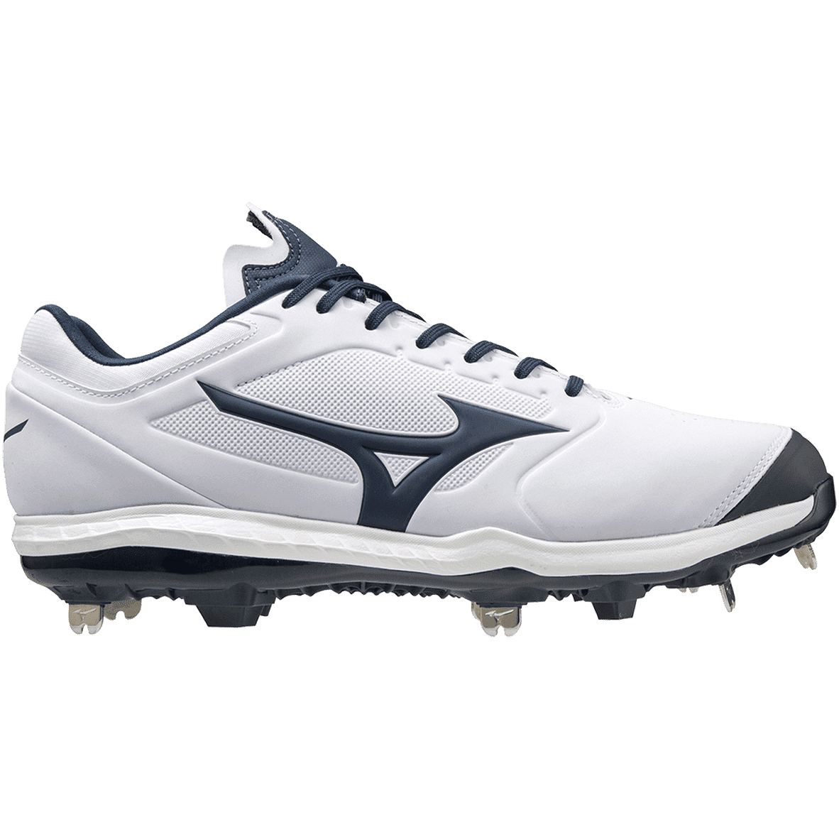 Mizuno Sweep 5 Low Women's Metal Softball Cleat - White - Image 6