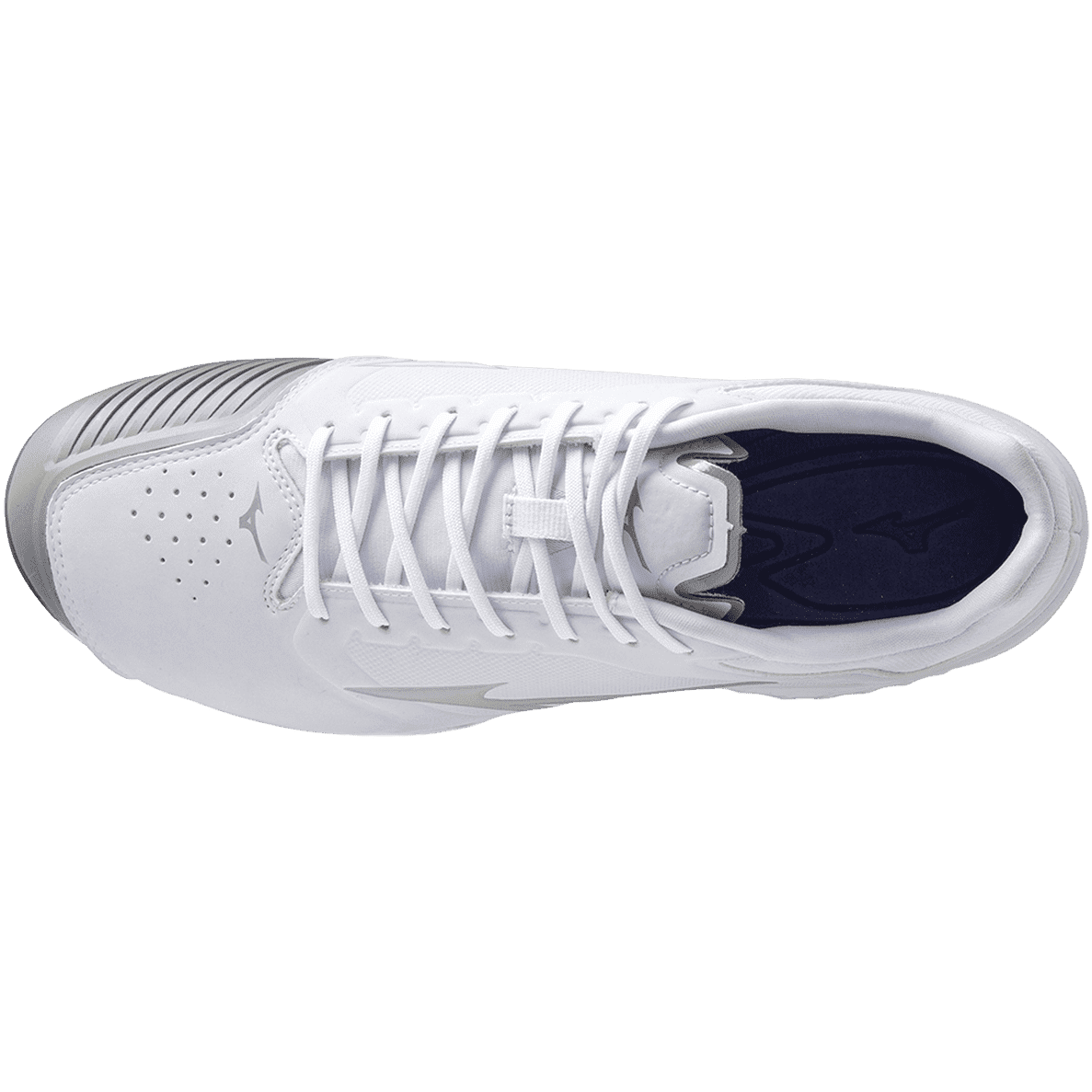 Mizuno Sweep 5 Low Women's Metal Softball Cleat - White - Image 4