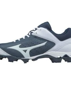 Mizuno Women's 9-Spike Advanced Finch Elite 3 FP Cleats - Navy White
