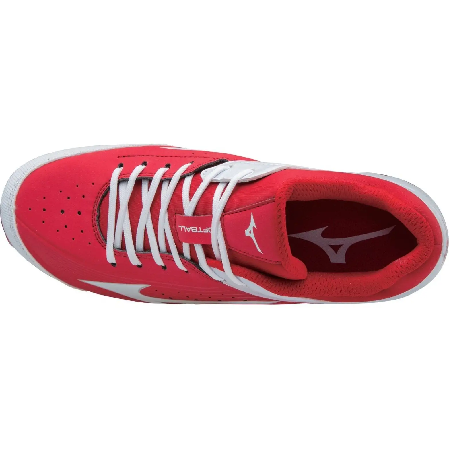 Mizuno Women's 9-Spike Advanced Finch Elite 3 FP Cleats - Red White - Image 4