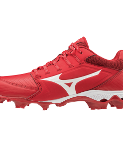Mizuno Women's 9-Spike Advanced Finch Elite 4 FP Cleats - Red White