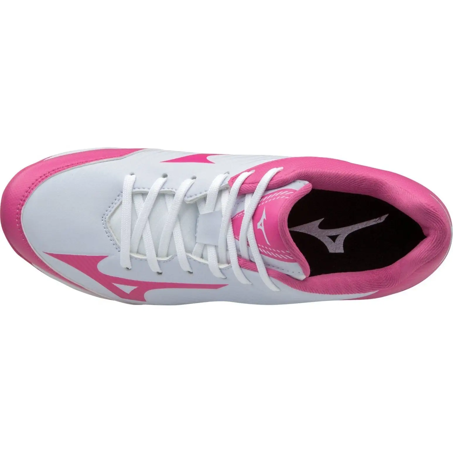 Mizuno Women's 9-Spike Advanced Finch Franchise 7 FP Cleats - White Pink - Image 4