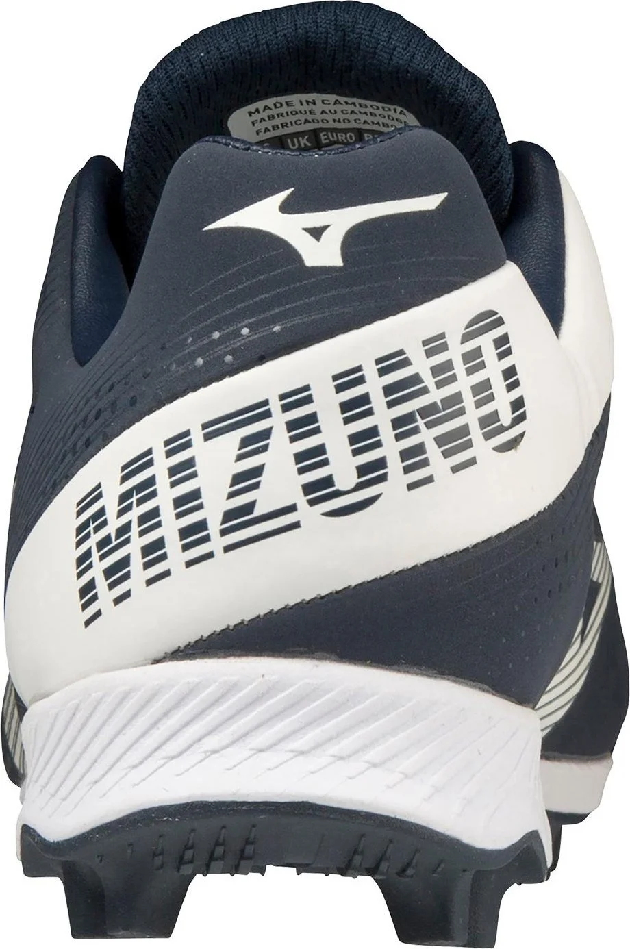 Mizuno Youth Wave Lightrevo JR Low Molded Cleats - Navy White - Image 5
